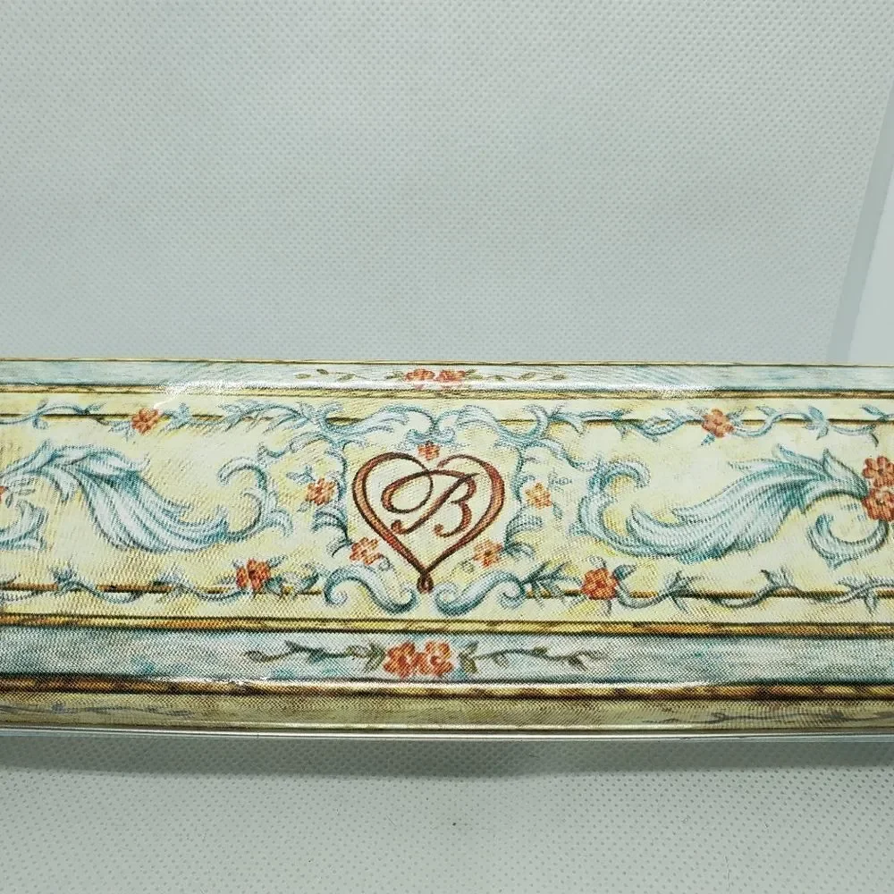 Brighton Blue, Cream, & Pink Floral Watch Tin